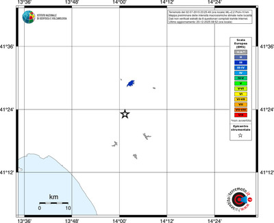 Mappa EMS - territori località