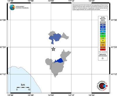 Mappa MCS - territori comuni