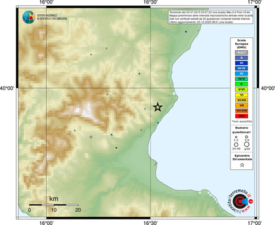 Mappa EMS - località
