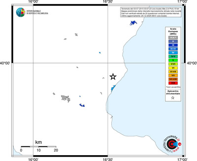 Mappa EMS - territori località