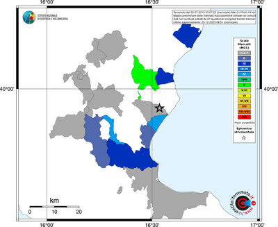 Mappa MCS - territori comuni