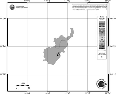 Mappa MCS - territori comuni