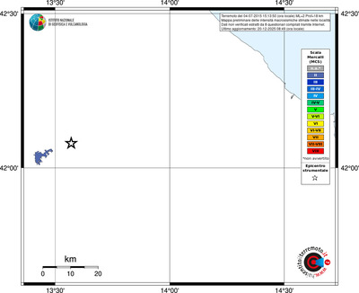 Mappa MCS - territori località