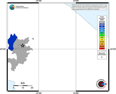 Mappa EMS - territori comuni