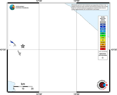 Mappa MCS - territori località
