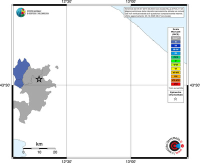 Mappa MCS - territori comuni