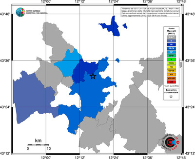 Mappa MCS - territori comuni