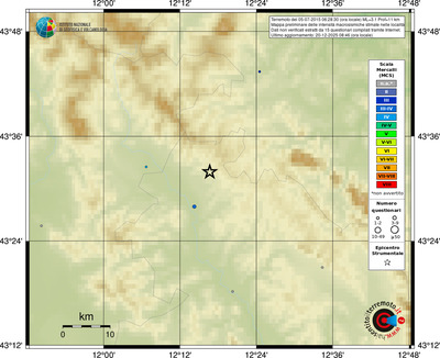 Mappa MCS - località