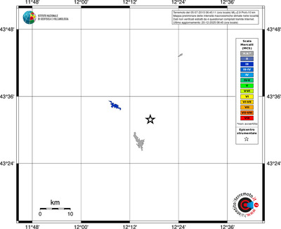 Mappa MCS - territori località