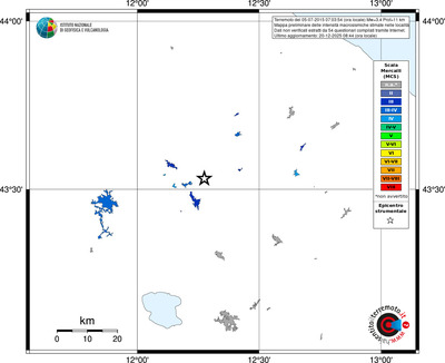 Mappa MCS - territori località