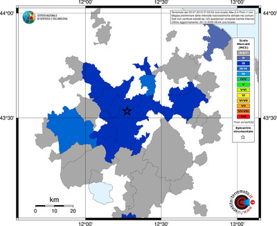 Mappa MCS - territori comuni