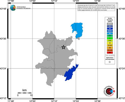 Mappa EMS - territori comuni