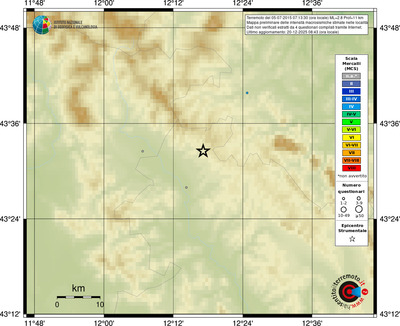 Mappa MCS - località