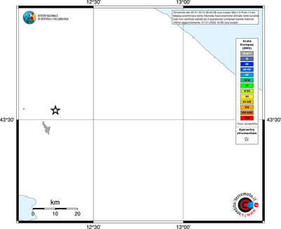 Mappa EMS - territori località