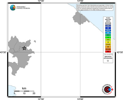 Mappa MCS - territori comuni