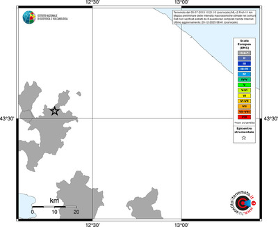 Mappa EMS - territori comuni