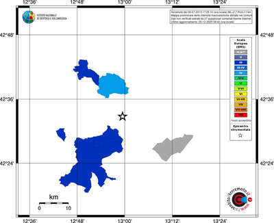 Mappa EMS - territori comuni
