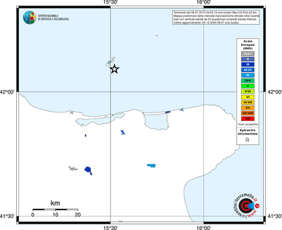 Mappa EMS - territori località