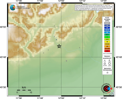 Mappa EMS - località
