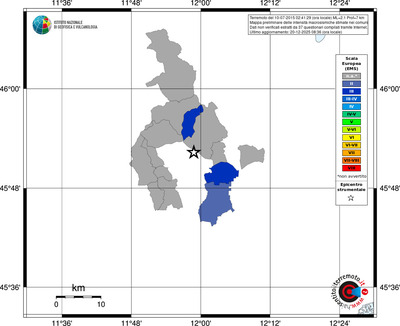 Mappa EMS - territori comuni