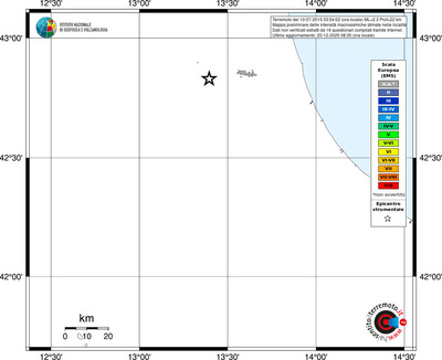 Mappa EMS - territori località