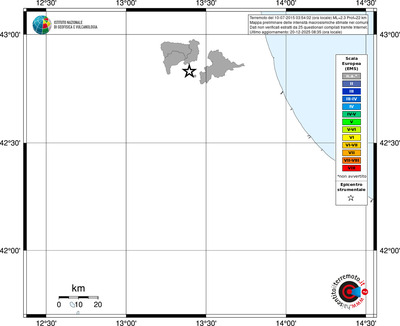 Mappa EMS - territori comuni