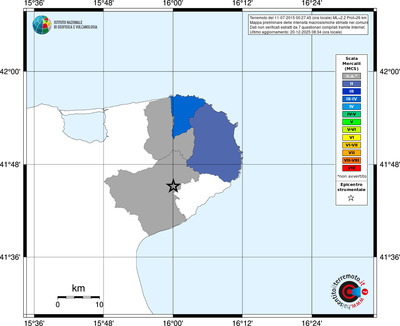 Mappa MCS - territori comuni
