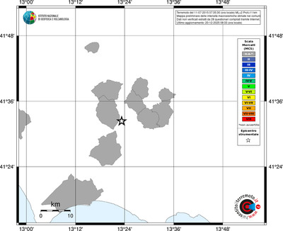 Mappa MCS - territori comuni