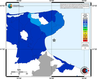 Mappa EMS - territori comuni