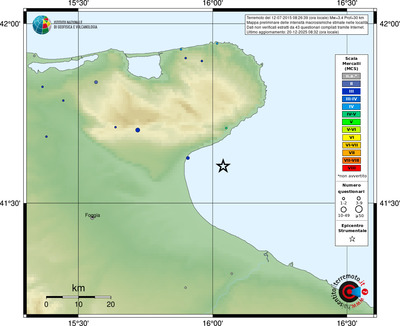 Mappa MCS - località