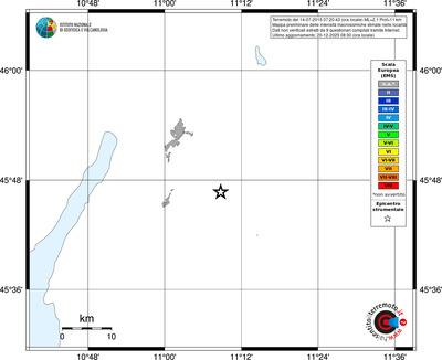 Mappa EMS - territori località