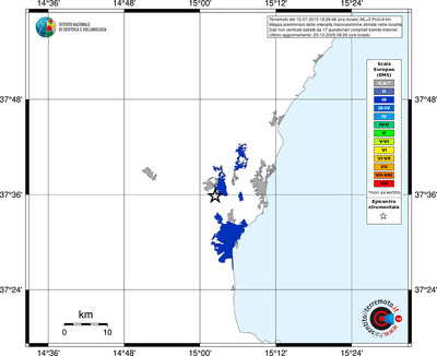 Mappa EMS - territori località