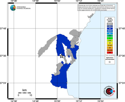 Mappa EMS - territori comuni