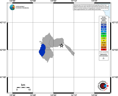 Mappa EMS - territori comuni
