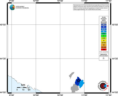 Mappa EMS - territori comuni