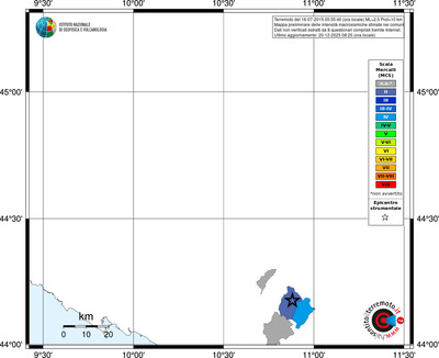 Mappa MCS - territori comuni