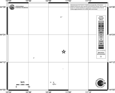 Mappa MCS - territori località