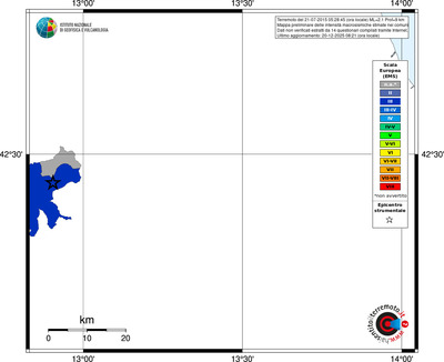 Mappa EMS - territori comuni