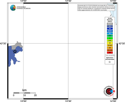 Mappa MCS - territori comuni