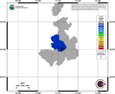 Mappa EMS - territori comuni