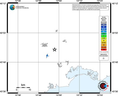 Mappa MCS - territori località