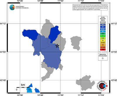 Mappa MCS - territori comuni