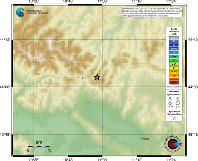 Mappa MCS - località