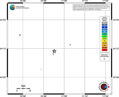 Mappa MCS - territori località
