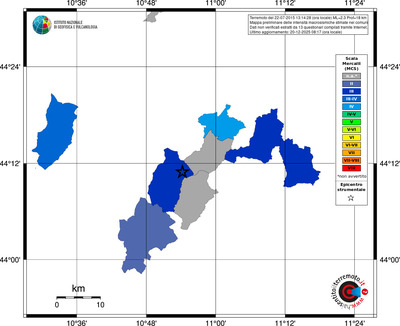 Mappa MCS - territori comuni