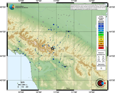 Mappa EMS - località