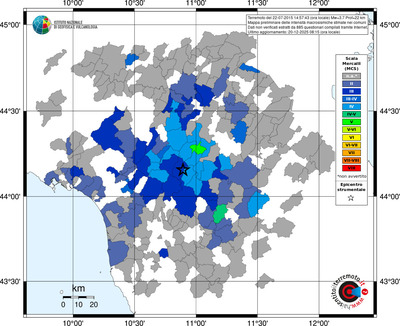 Mappa MCS - territori comuni