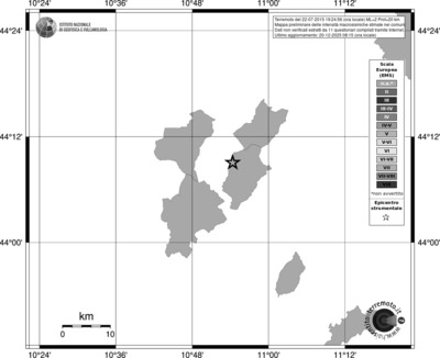 Mappa EMS - territori comuni