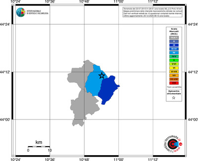 Mappa MCS - territori comuni