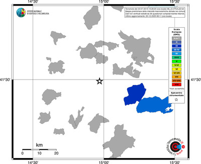 Mappa EMS - territori comuni